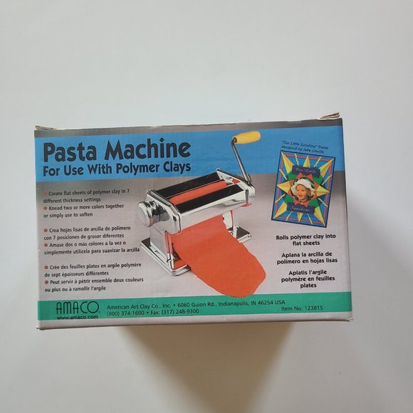 Amaco Pasta Machine For Use With Polymer Clays And Soft Metal Brand New - Picture 2 of 6